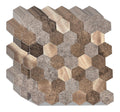Carreaux autocollants muraux avancés en métal 4 mm d'épaisseur carreaux muraux autocollants avancés avec métal brossé 10 feuilles/paquet
