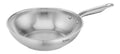 Virtuoso Wok Acier inoxydable sans revêtement 28 cm Poêle induction pour saisir viandes ainsi que légumes Base ThermoFusion pour préparation culinaire homogène Compatible four ainsi que lavevaisselle