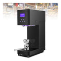 Sceller Machine à Les Canettes SemiAutomatique 370 W 220 V pour Boissons dans Plastique Et Aluminium avec écran LED Diamètre De Scellage De 55 Cm pour Bars Et Cafés Black