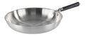 Poêle inox 24 cm manche amovible Acier inoxydable 18/10 Triply Tous feux dont induction et four Gris