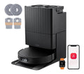 Qrevo Edge 2 Set Robot Aspirateur Laveur 25 000 Pa 798cm Mince Lavage des Serpillières à l'eau Chaude à 80°C Évite 280 Obstacles Système Antienchevêtrement Technologie FlexiArm Noir